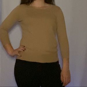 Merona Tan Long Sleeve Size Medium